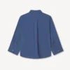 3/4 Sleeves Shirt in Poplin Cotton 3/4 Sleeves Shirt in Poplin Cotton