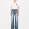 Ayame Wide Jeans in Stretch Japanese Denim Ayame Wide Jeans in Stretch Japanese Denim
