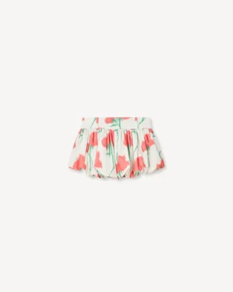 Balloon Mini Skirt in Taffetas