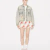 Balloon Mini Skirt in Taffetas Balloon Mini Skirt in Taffetas