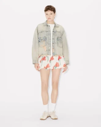 Balloon Mini Skirt in Taffetas