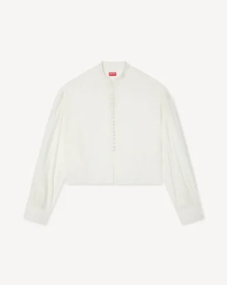 Blouse in Mixed Silk