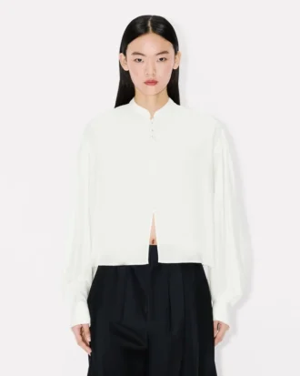 Blouse in Mixed Silk