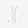 Boke Flower 2.0′ Baseball Short Sleeve Shirt in Cotton Poplin Boke Flower 2.0′ Baseball Short Sleeve Shirt in Cotton Poplin
