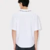 Boke Flower 2.0′ Baseball Short Sleeve Shirt in Cotton Poplin Boke Flower 2.0′ Baseball Short Sleeve Shirt in Cotton Poplin