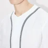 Boke Flower 2.0′ Baseball Short Sleeve Shirt in Cotton Poplin Boke Flower 2.0′ Baseball Short Sleeve Shirt in Cotton Poplin