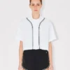 Boke Flower 2.0′ Baseball Short Sleeve Shirt in Poplin Cotton Boke Flower 2.0′ Baseball Short Sleeve Shirt in Poplin Cotton