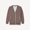 Boke Flower 2.0′ Embroidered Cardigan in Cotton and Wool Boke Flower 2.0′ Embroidered Cardigan in Cotton and Wool