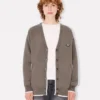 Boke Flower 2.0′ Embroidered Cardigan in Cotton and Wool Boke Flower 2.0′ Embroidered Cardigan in Cotton and Wool