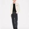 Boke Flower 2.0′ Embroidered Cardigan in Cotton and Wool
