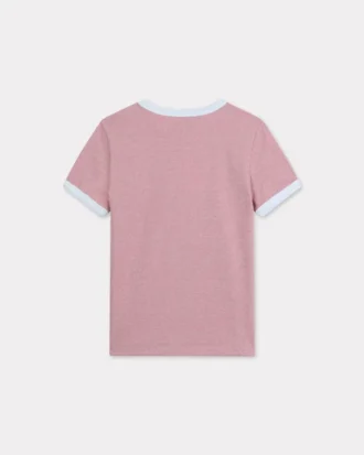 Boke Flower 2.0′ Embroidered Fitted T-Shirt in Cotton