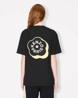 Boke Flower 2.0′ Embroidered Loose T-Shirt in Cotton