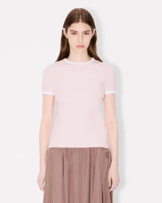 Boke Flower 2.0′ Embroidered Rib T-Shirt