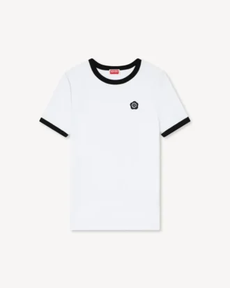 Boke Flower 2.0′ Embroidered T-Shirt in Cotton