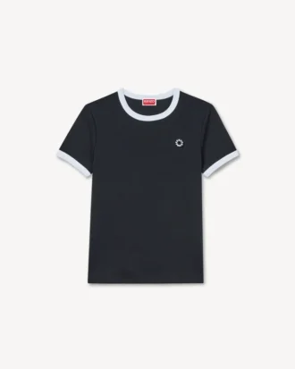 Boke Flower 2.0′ Embroidered T-Shirt in Cotton