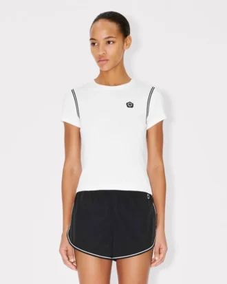 Boke Flower 2.0′ Embroidered T-Shirt in Cotton