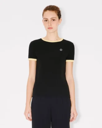 Boke Flower 2.0′ Embroidered T-Shirt in Cotton