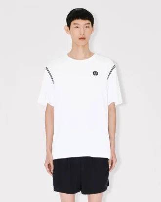 Boke Flower 2.0′ Embroidered T-Shirt in Cotton