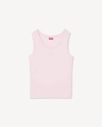 Boke Flower 2.0′ Embroidered Tank Top in Cotton
