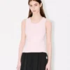 Boke Flower 2.0′ Embroidered Tank Top in Cotton
