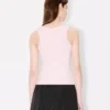 Boke Flower 2.0′ Embroidered Tank Top in Cotton