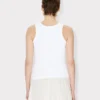 Boke Flower 2.0′ Embroidered Tank Top in Cotton