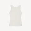 Boke Flower 2.0′ Embroidered Tank Top in Mixed Viscose Boke Flower 2.0′ Embroidered Tank Top in Mixed Viscose