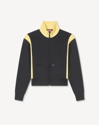 Boke Flower 2.0′ Embroidered Track Jacket in Interlock