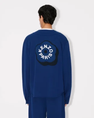 Boke Flower 2.0′ Embroidered Zip up Cardigan in Cotton