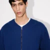Boke Flower 2.0′ Embroidered Zip up Cardigan in Cotton Boke Flower 2.0′ Embroidered Zip up Cardigan in Cotton