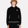 Boke Flower 2.0′ Embroidered Zip-Up Hoodie in Cotton and Wool Boke Flower 2.0′ Embroidered Zip-Up Hoodie in Cotton and Wool