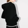 Boke Flower 2.0′ Embroidered Zip-Up Hoodie in Cotton and Wool Boke Flower 2.0′ Embroidered Zip-Up Hoodie in Cotton and Wool