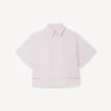 Boke Flower 2.0′ Short Dropped Shoulders Shirt in Cotton Poplin Boke Flower 2.0′ Short Dropped Shoulders Shirt in Cotton Poplin