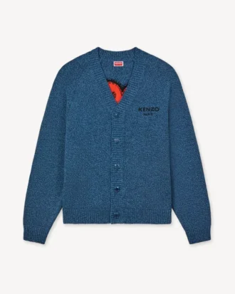 Boke Flower’ Cardigan in Cotton Wool