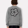 Boke Flower’ Cardigan in Cotton Wool Boke Flower’ Cardigan in Cotton Wool