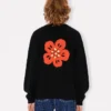 Boke Flower’ Cardigan in Cotton Wool Boke Flower’ Cardigan in Cotton Wool