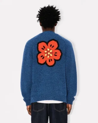 Boke Flower’ Cardigan in Cotton Wool