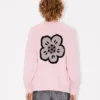 Boke Flower’ Cardigan in Cotton Wool Boke Flower’ Cardigan in Cotton Wool