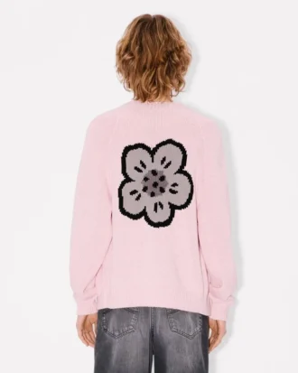 Boke Flower’ Cardigan in Cotton Wool