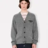 Boke Flower’ Cardigan in Cotton Wool Boke Flower’ Cardigan in Cotton Wool