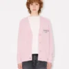 Boke Flower’ Cardigan in Cotton Wool Boke Flower’ Cardigan in Cotton Wool