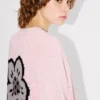 Boke Flower’ Cardigan in Cotton Wool Boke Flower’ Cardigan in Cotton Wool