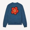 Boke Flower’ Cardigan in Cotton Wool Boke Flower’ Cardigan in Cotton Wool