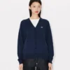 Boke Flower’ Embroidered Cardigan in Merino Wool Boke Flower’ Embroidered Cardigan in Merino Wool