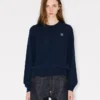 Boke Flower’ Embroidered Cardigan in Merino Wool Boke Flower’ Embroidered Cardigan in Merino Wool