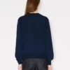 Boke Flower’ Embroidered Cardigan in Merino Wool Boke Flower’ Embroidered Cardigan in Merino Wool
