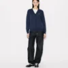 Boke Flower’ Embroidered Cardigan in Merino Wool Boke Flower’ Embroidered Cardigan in Merino Wool