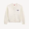 Boke Flower’ Embroidered Cardigan in Wool