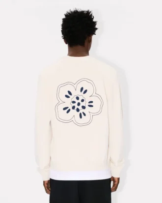 Boke Flower’ Embroidered Cardigan in Wool