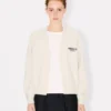 Boke Flower’ Embroidered Cardigan in Wool